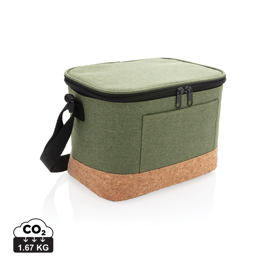 Sac isotherme publicitaire finition liège Vert 